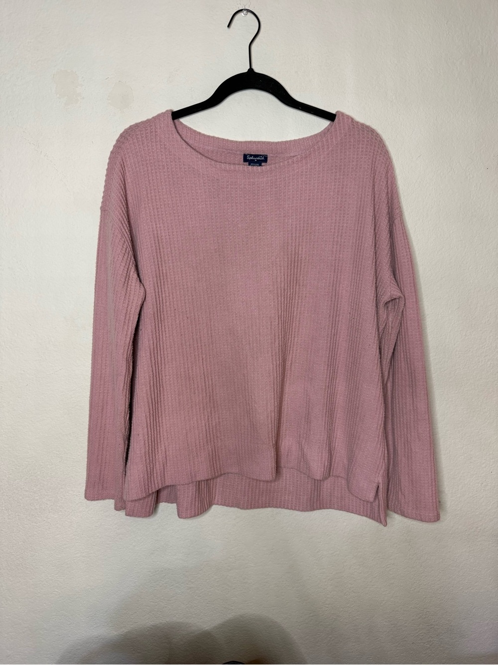 Splendid Soft Knit Long-Sleeve Top - Pink